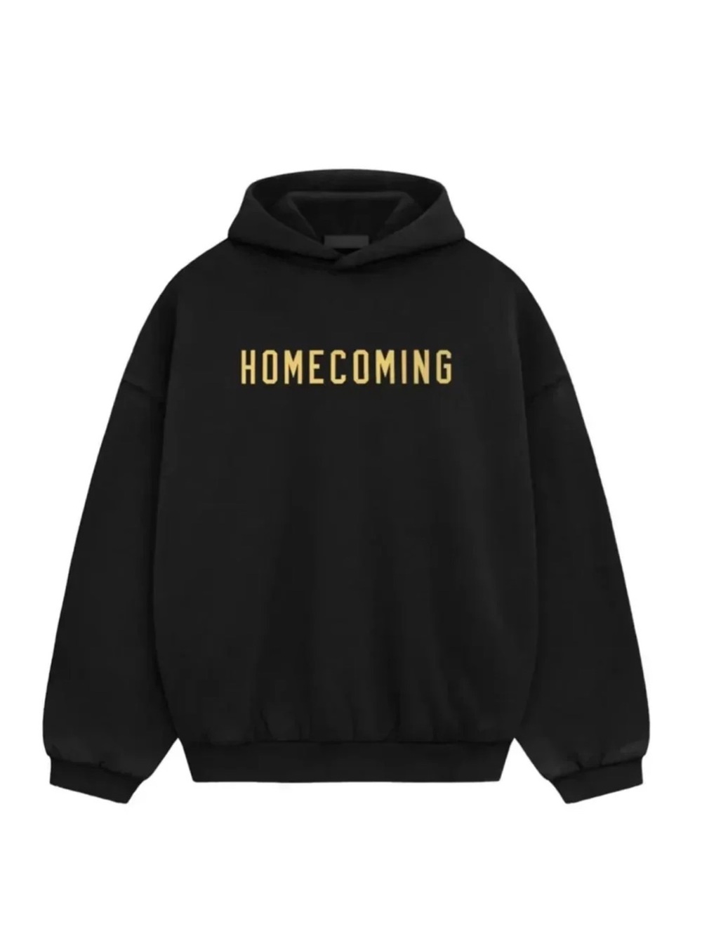 Essentials black homecoming hoodie